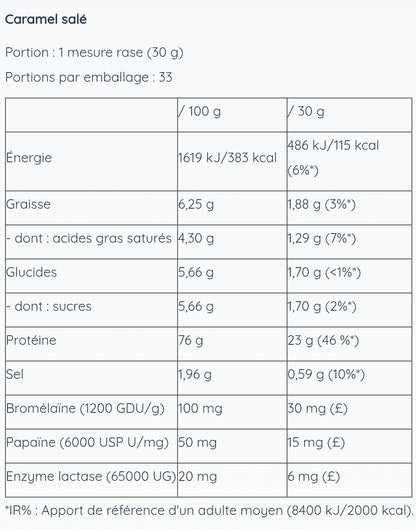 Proteine Pure Whey Pro Sachet individuel 30 g