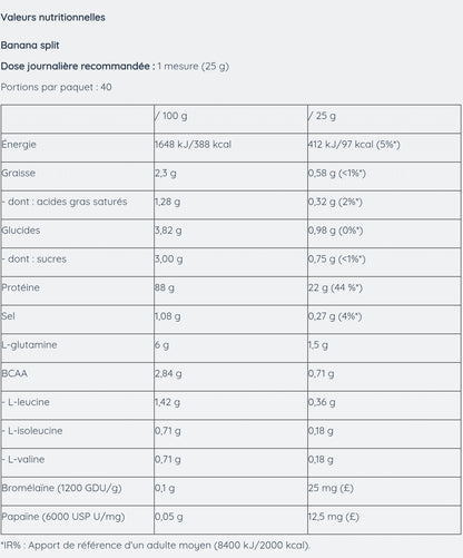 Proteine Pure Iso Pro Sachet individuel 25 g