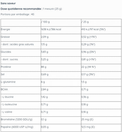 Proteine Pure Iso Pro Sachet individuel 25 g