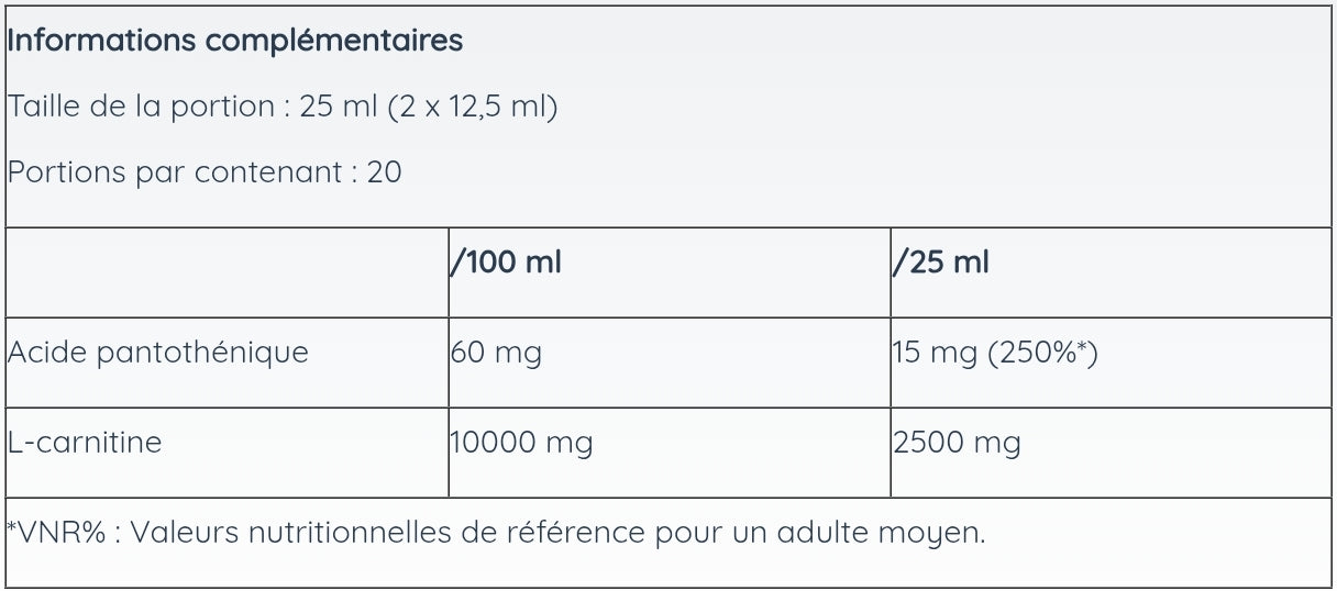 L -Carnitine Premium liquide