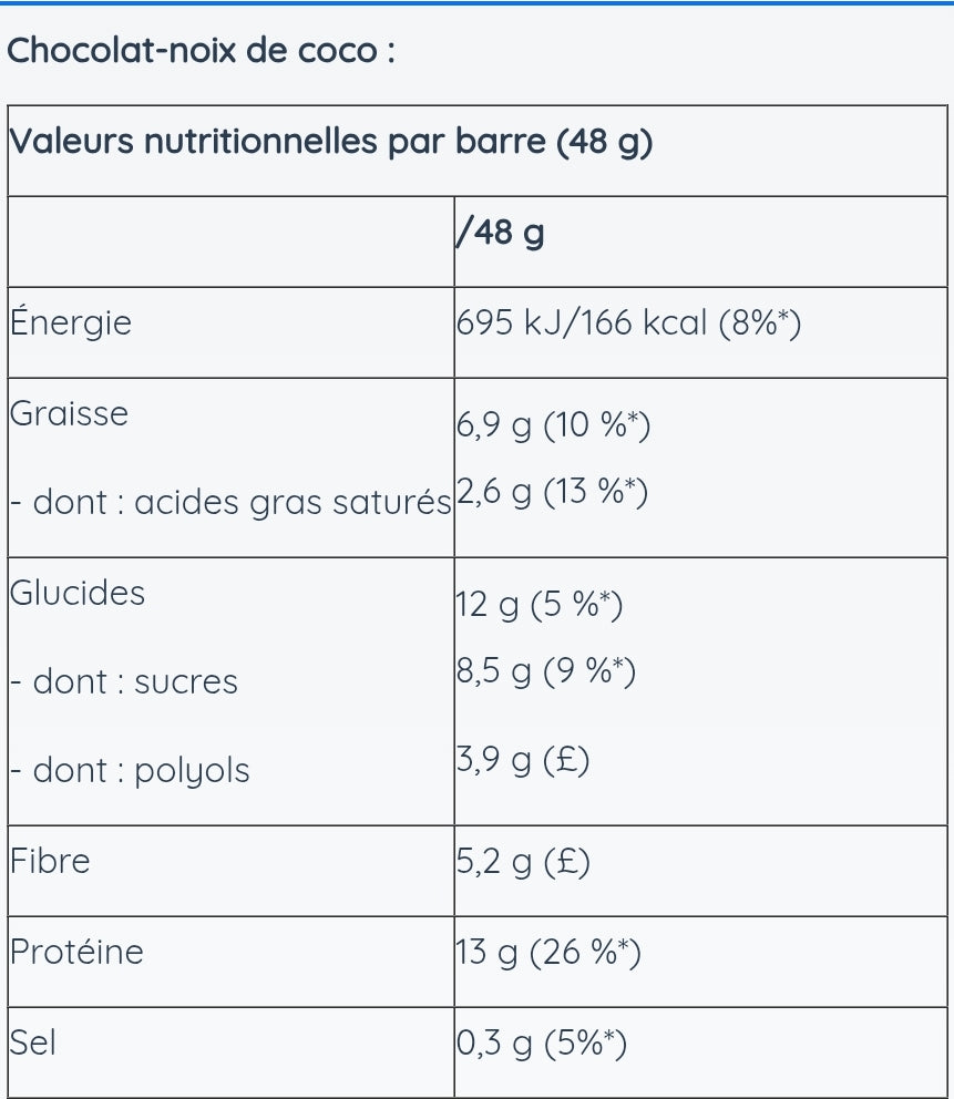 Barre Proteiné Vegan